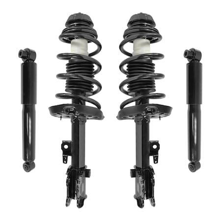 Unity 4-11933-259080-001 Front and Rear Complete Strut Assembly Shock Kit 4-11933-259080-001